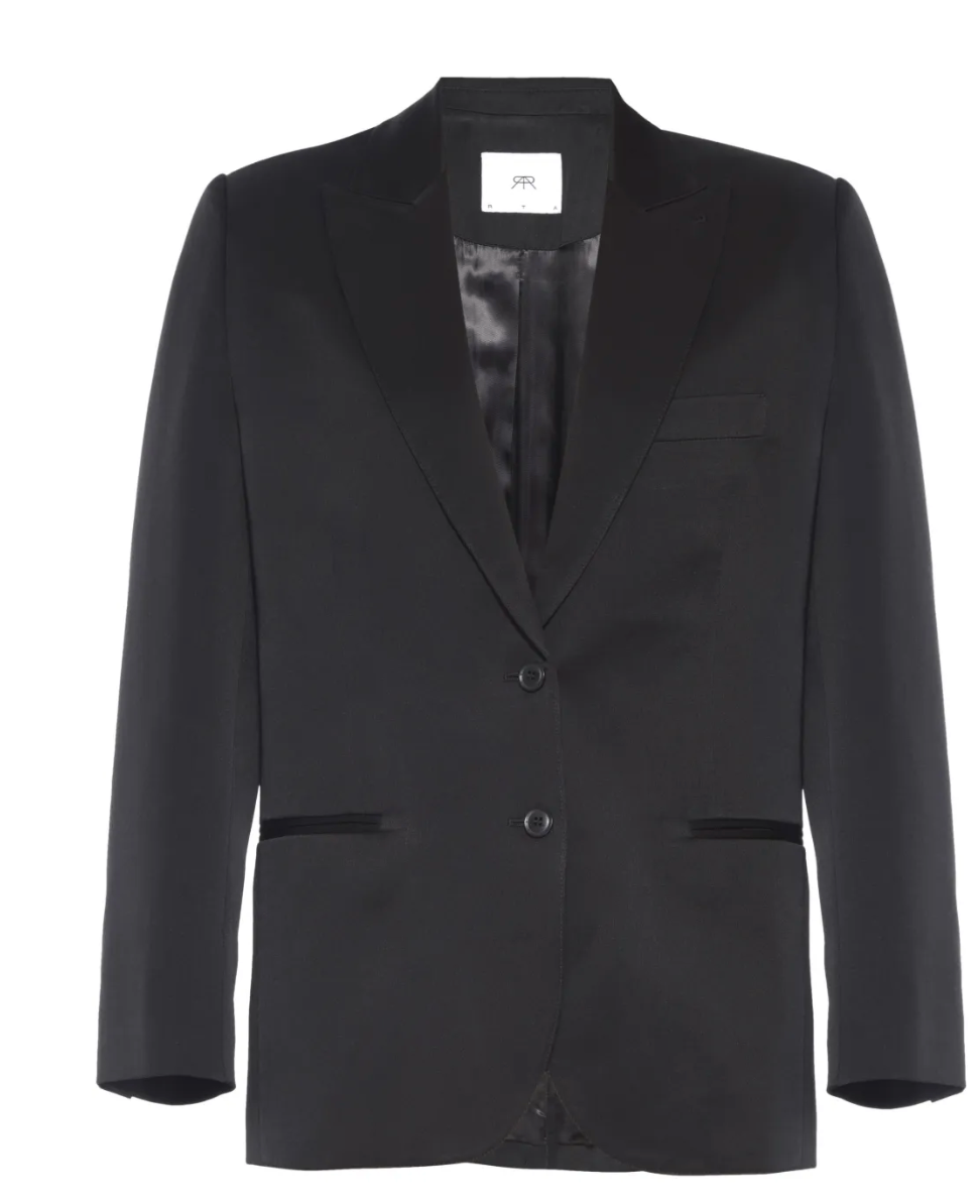 RTA Single-Breasted Long-Sleeved Blazer (Size: 38)