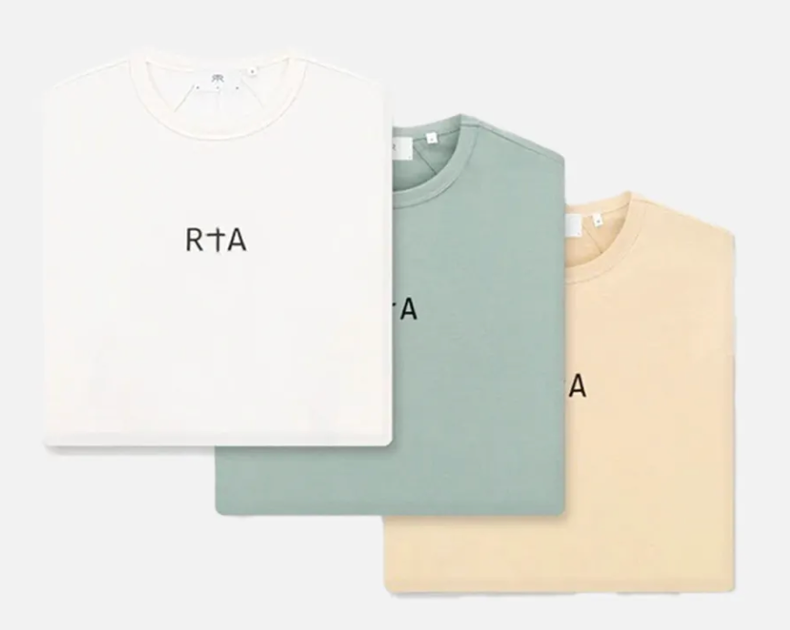 RTA OVERSIZED LOGO TEE | BEIGE (Size: XS)